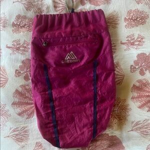 Gregory Drawstring Rucksack Pink